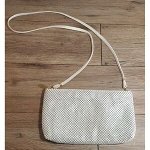 Vintage Whiting & Davis White Mesh Bag‎